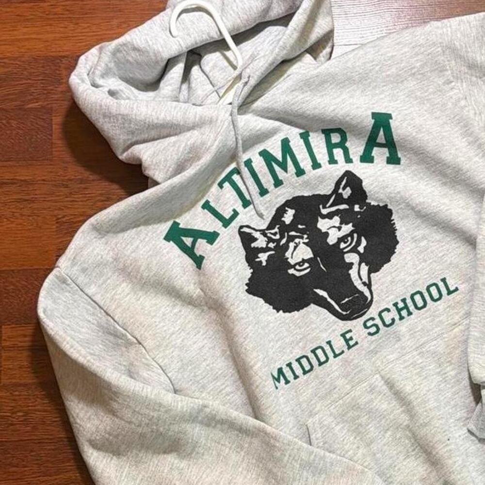Vintage altimira middle school wolf